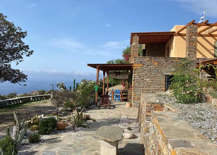 Rural Guest House, Quiet In Nature With Sea View Lägenhet Chavouna